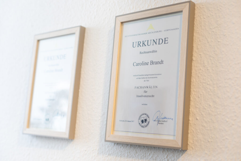 Rechtsanwältin Brandt – Expertin für Insolvenzrecht, Kontopfändungen und Gläubigervergleiche
