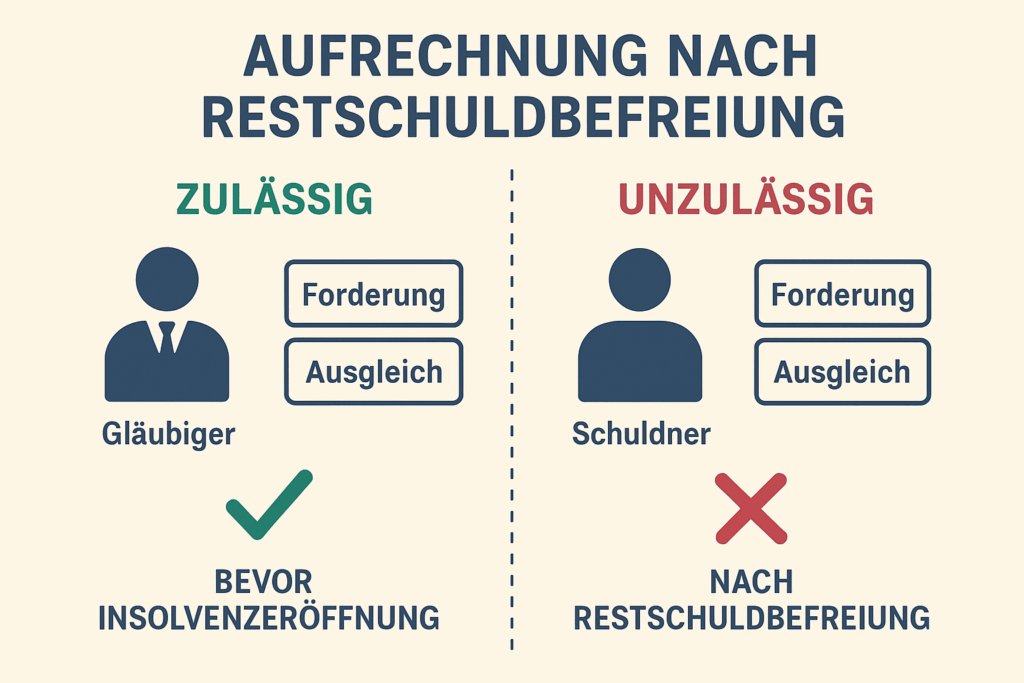 Keine Aufrechnung nach Restschuldbefreiung - Insolvenzverfahren